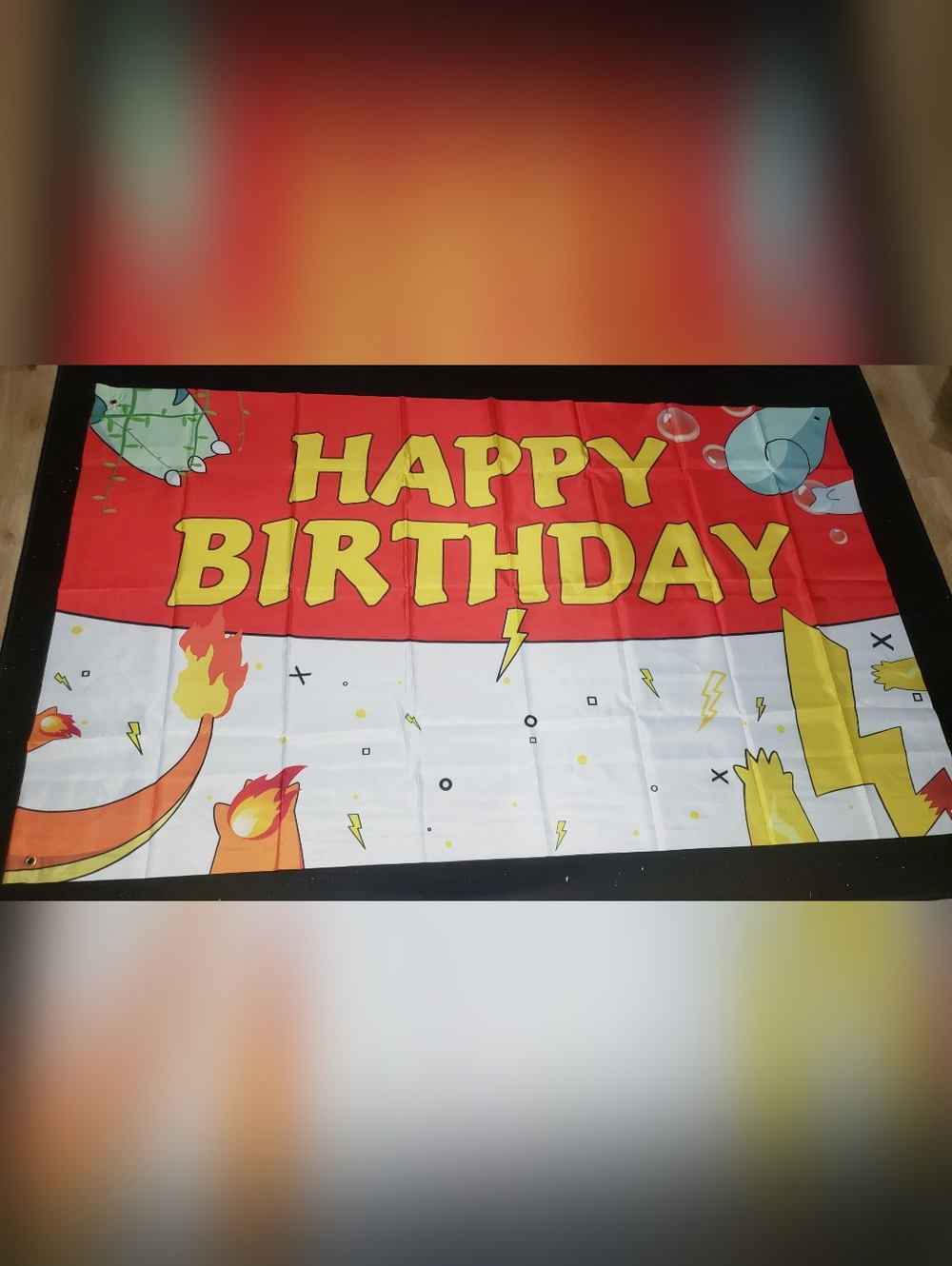 Pokemon Happy Birthday Tapestry NWT